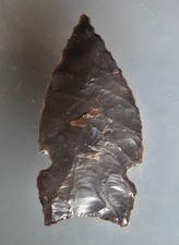 Authentic Modern Reproduction of Pre 1600 Colorado Flint Arrowhead Made in USA