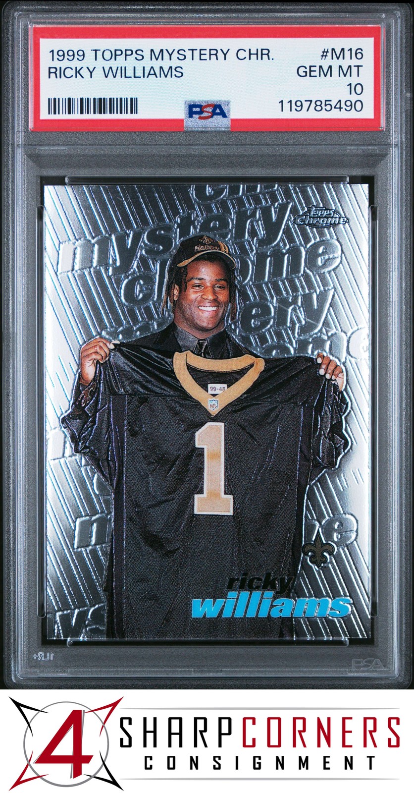 Ricky Williams Topps Mystery Chrome #M16 Base