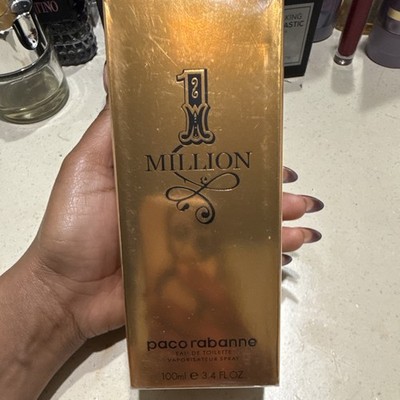 Paco Rabanne 1 Million Eau de Toilette Spray, Regular Size 3.4 fl oz