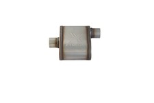 Xtreme Stainless Steel Performance Muffler - 2.25 Offsetcenter - 7 Body