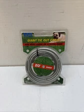 COASTAL PET 2464-20 Titan Giant Tie Out Cable 20 FT