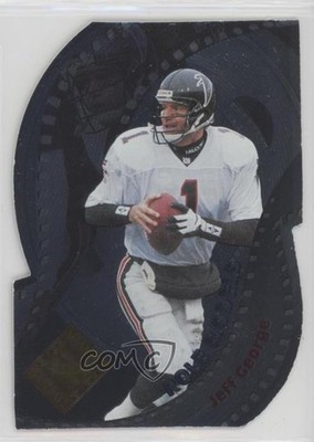 1996 Collector's Edge Advantage Role Models Die-Cut Jeff George #RM7 6f8