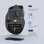 TECKNET Kabellose Maus, 2.4G Optische Funkmaus Mit USB Empfänger, 2600 DPI, 24 M