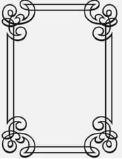 Darice Essentials ORNATE FRAME Embossing Folder 1218-31 Paper Craft Scrapbooking