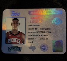2023-24 Panini Contenders #3 Jabari Smith Jr. License to Dominate