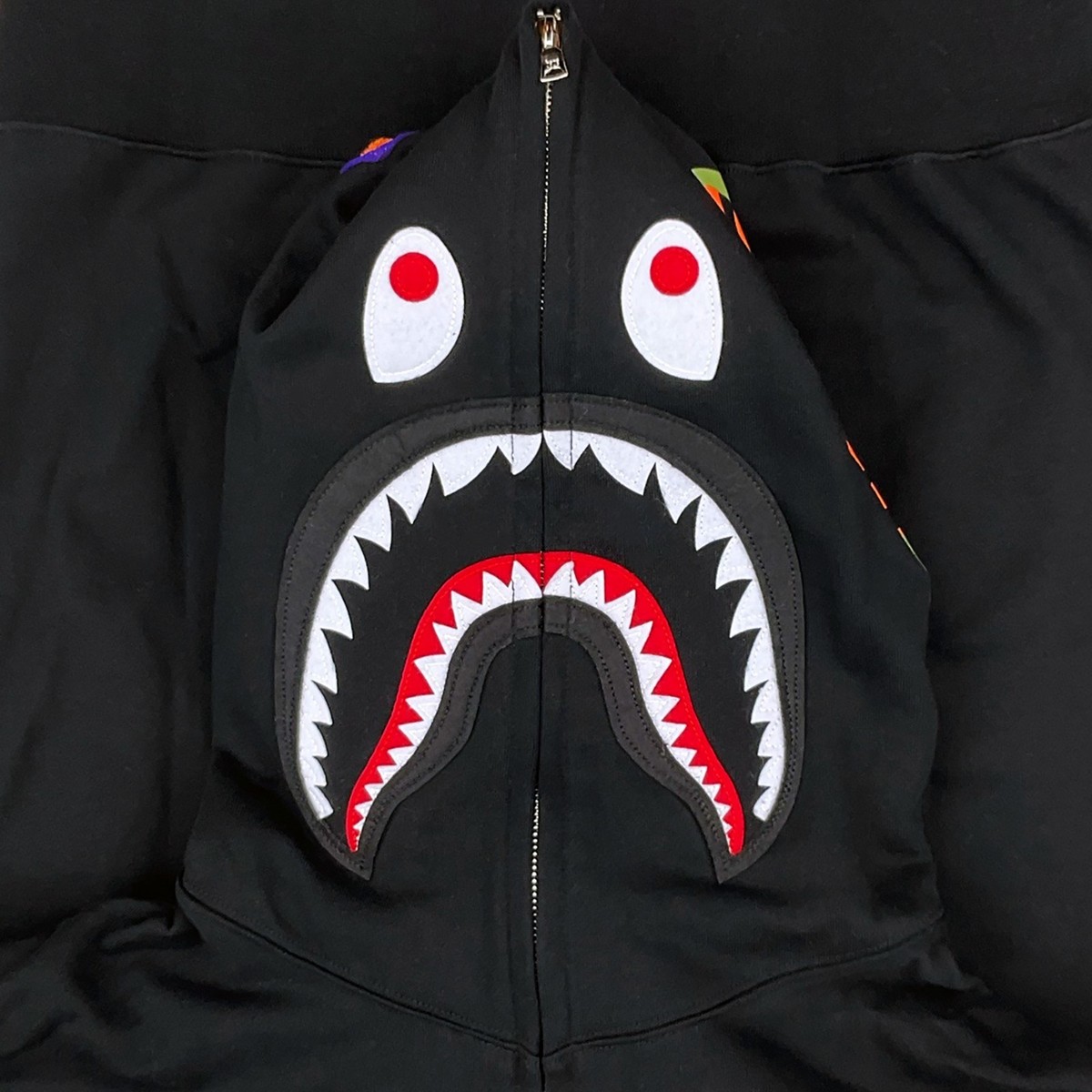 BAPE Shark WGM Full Zip Hoodie Black | A Bathing Ape | eBay