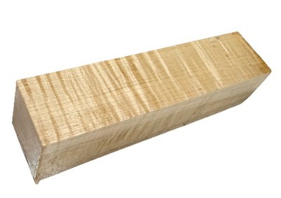 Curly Hard Maple Turning Blank 1-1/2'' x 1-1/2'' x 6-7/16  dried  Maple (z57)