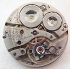 ANTIQUE 16s WALTHAM GRADE 645 21 JEWEL 21J OPEN FACE POCKET WATCH MOVEMENT