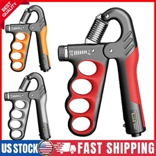 Hand Grip Strength Power Trainer Gripper Strengthener Adjustable Gym Exerciser
