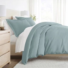 2 Piece Duvet Cover & Shams Set - Soft and Breathable, Double