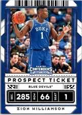 2020-21 Panini Contenders Draft Picks Zion Williamson #13