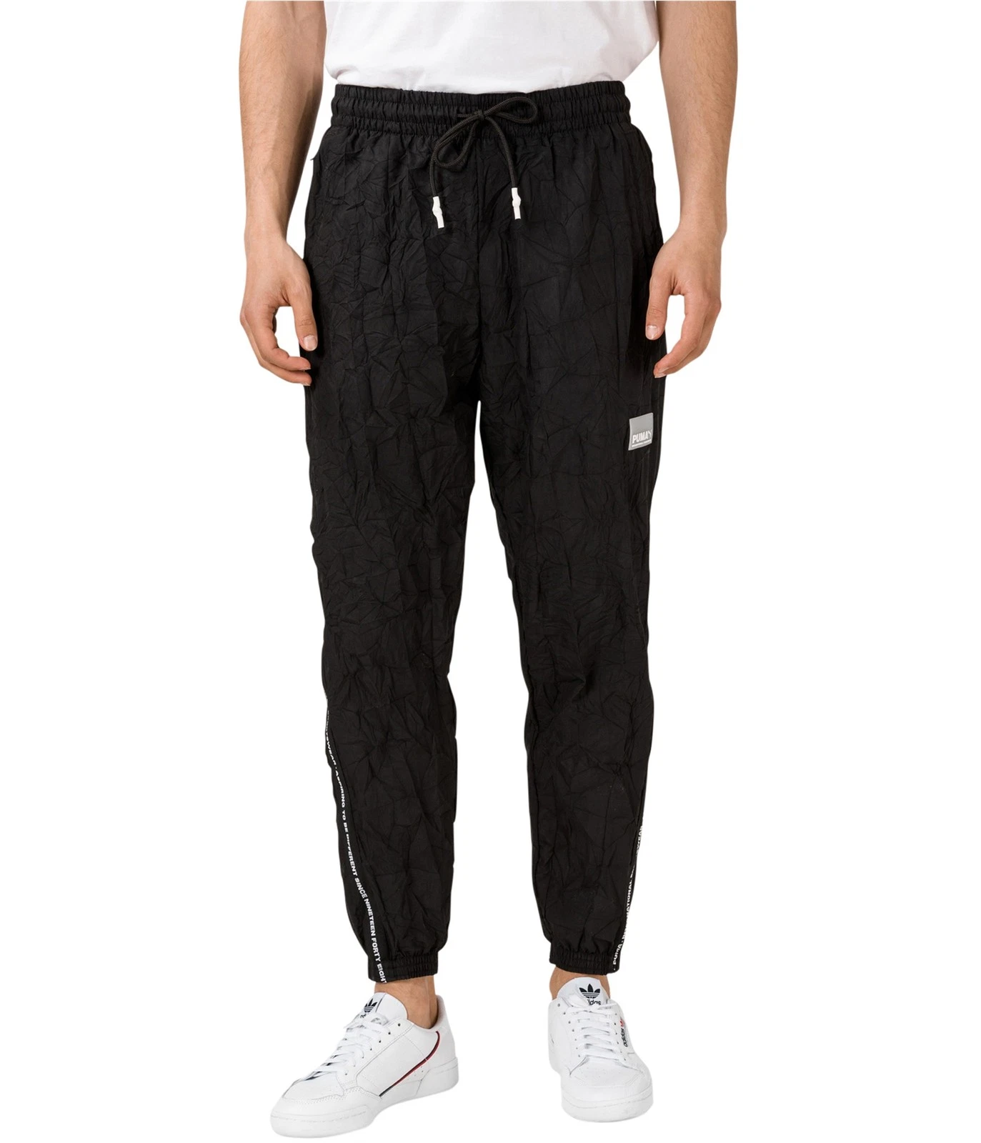 Puma Mens Avenir Woven Straight Leg Jogger Athletic Pants, black, S
Opens in a new window or tab