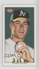 2002 Topps 206 Mini Black Piedmont Back Mark Mulder #182 0o9