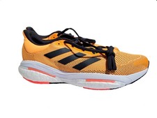 Adidas Solar Glide 5 Running Shoe Men's 10 Orange White Black Sneaker GX5470