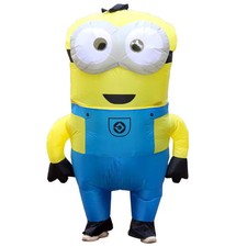 Minion Inflatable Costume for Adult Cartoon Anime Costume Halloween Party Funny