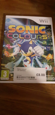 Sonic Colours (Wii) komplett mit Handbuch