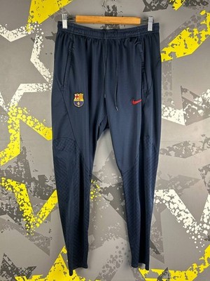 Barcelona Training Football Soccer Pants Navy Blue Nike Men Size L