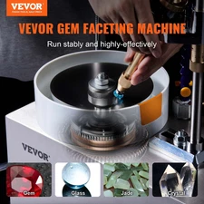Gem Faceting Machine, 180W Jade Grinding Polishing Machine 0-2980RPM Adjustable