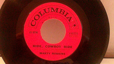 Marty Robbins,Col. 41771,''Ride, Cowboy Ride''US,7''45,1959 country, Mint