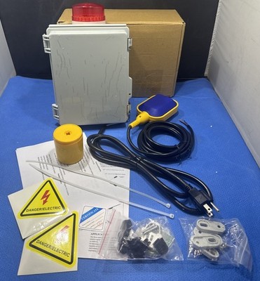 Septic Control Panel w/ Alarm Pump Breaker Float Switch 110dB