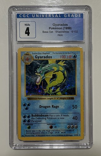 Gyarados (Shadowless) graded CGC 4 for sale on eBay