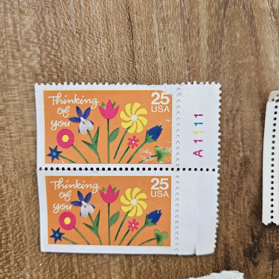 VINTAGE 1980'S Lot 25 CENT, 32 CENT US POSTAGE COMMERATIVE STAMPS 1989 - Image 4 of 4