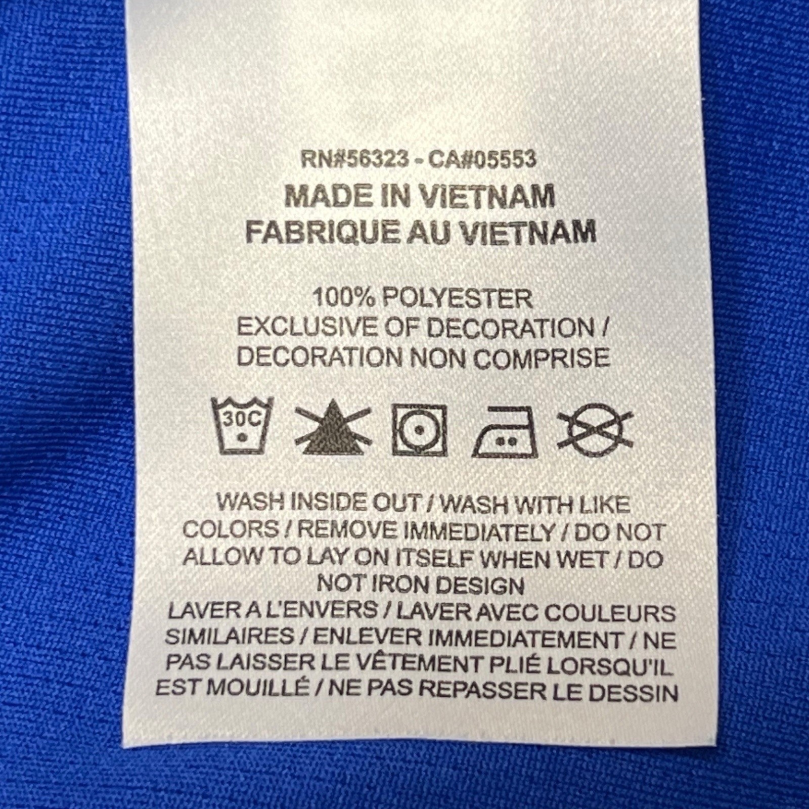 Nike Small Running Quarter Zip Pullover Blue Whit… - image 9