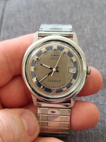 Timex Dynabeat Electric Men's Vintage Watch Untested