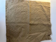 NOBLE EXCELLENCE brown cotton textured EURO sham 26 x 26