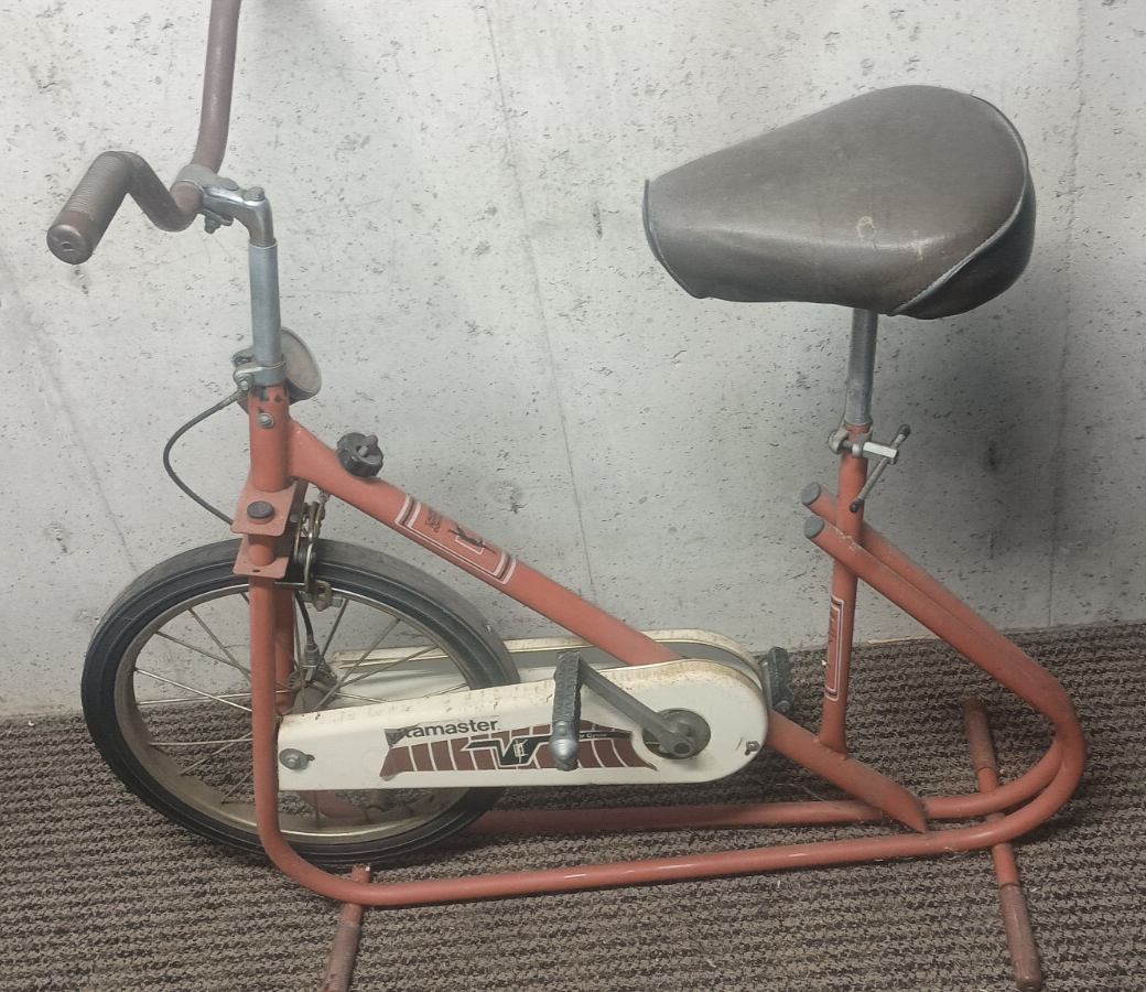 Vintage Vitamaster Exercise Bike Slender Cycle Caliper Tension Control