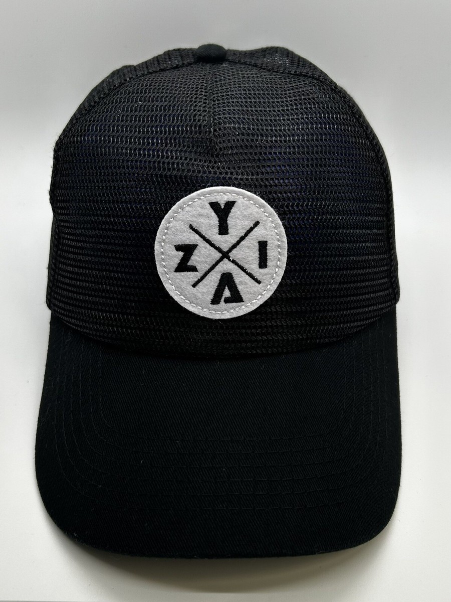 ZYIA Active Cap Hat Adult Black Mesh Snapback Polyester Cotton | eBay