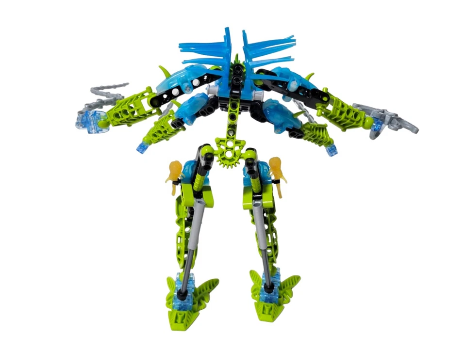 LEGO Bionicle Warriors Nocturn 8935 2007 completo con 2 calamares munición original Foto 3 de 3