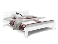 Doppelbett Bett Massivholzbett Futonbett Pumba 160X200 Holz Fichte Massiv Weiss