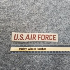 US Air Force Name Tape Strip Patch Tan Desert L6