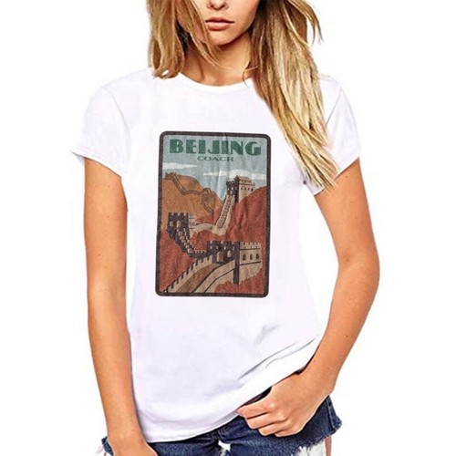 New COACH “Beijing” Womens T-shirt 