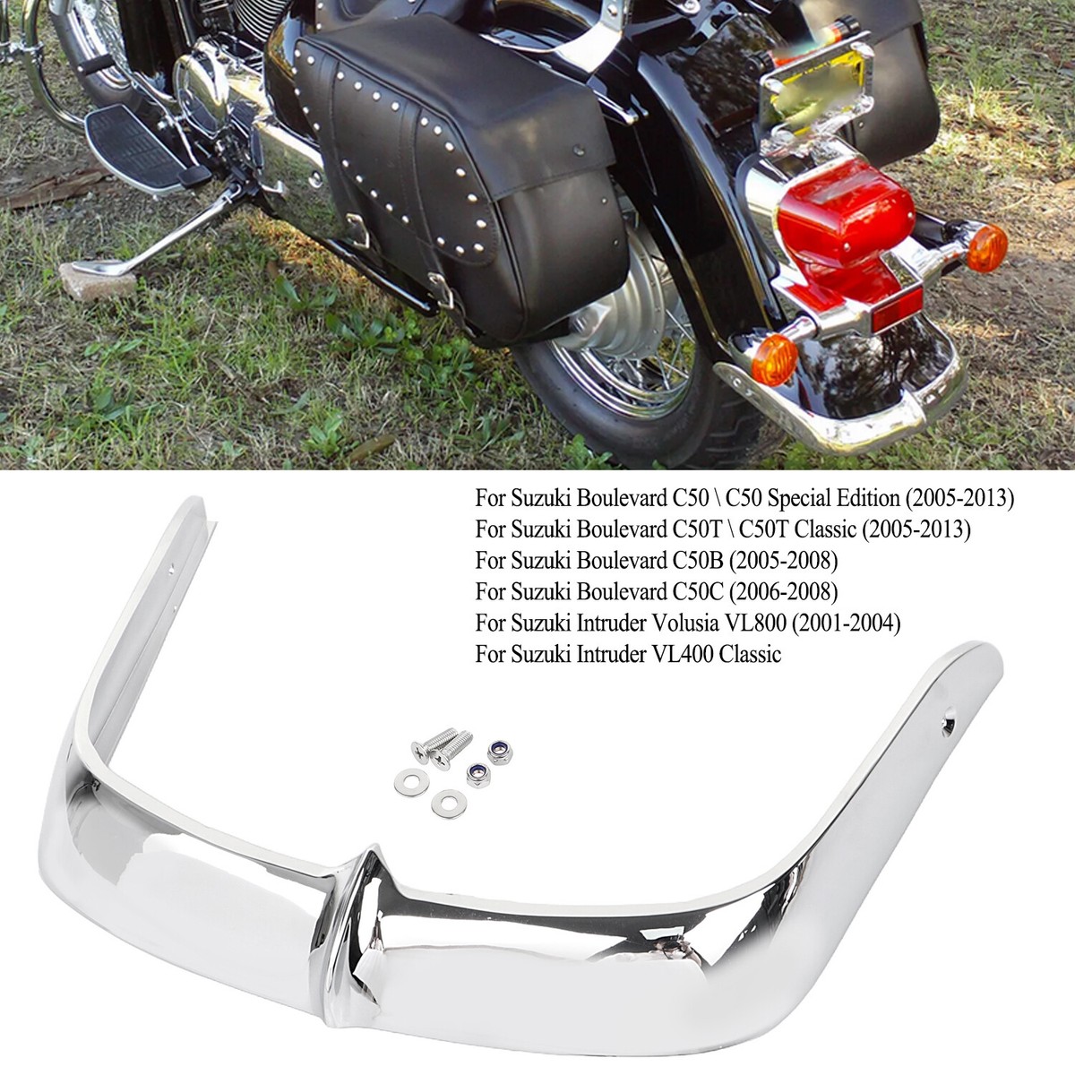 Rear Fender Tip Fit For Suzuki Intruder Volusia 800 VL800Z Limited
