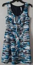 Kensie Womens Size XS Dress Sleeveless Multi Color Career