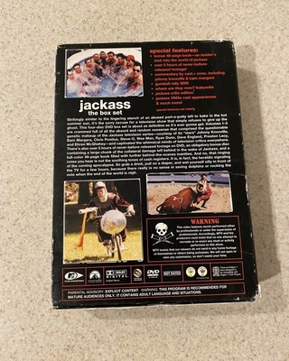 JACKASS: THE BOX SET DVD, 2005, 4-Disc Johnny Knoxville With