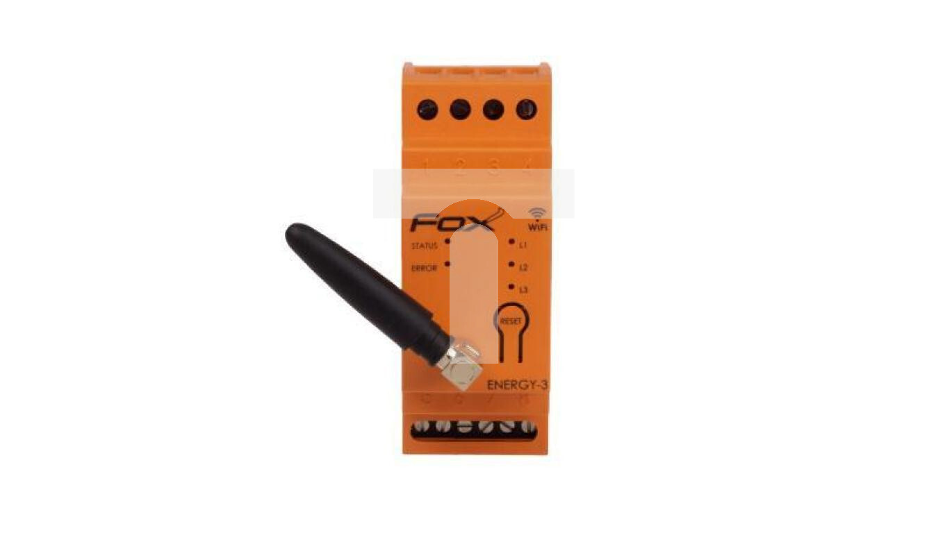 FOX Monitor-energy consumption meter wi-fi, 3-phase ENERGY-3 - WI-MEF-3-1 /T2UK