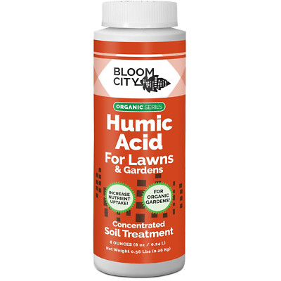 Organic Liquid Humic Acid Soil Health Formula, Concentrated, by Bloom City