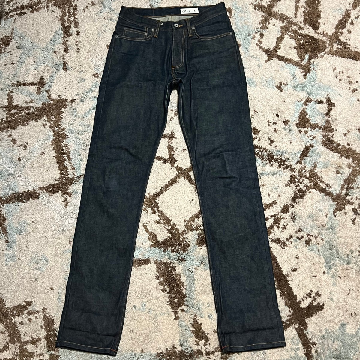 Mens Jeans Straight Jeans Tellason Stock Jeans Rawr Denim