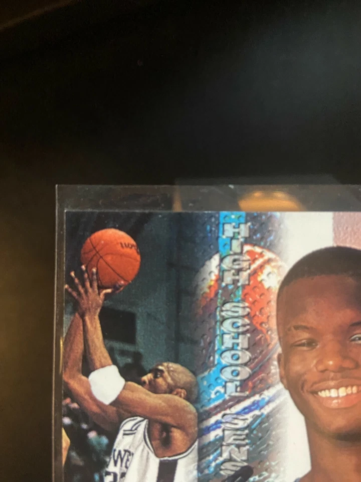 Kobe Bryant & Jermaine 0'neal automático 1996-97 pase de prensa dorado radiocontrol sensación HS #44 Foto 4 de 4