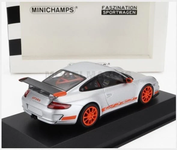 Minichamps 403066013 Porsche - 911 997 GT3 RS Coupe 2006 - Silver Orange - 1/43 - Image 2 of 2
