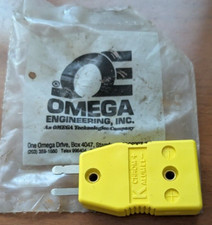 NEW OMEGA TYPE K YELLOW THERMOCOUPLE PLUG