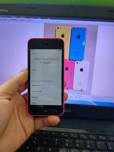 90%N ew A+ Apple iphone 5C UNlocked 8GB White/Yellow/Green/Pink/Blue Good Gift - Afbeelding 3 van 13