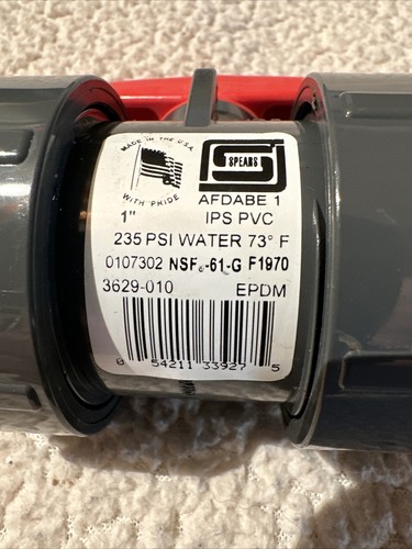 Spears 3629-010 True Union 2000 Standard Kugelhahn PVC SOC/FIPT 1" - Bild 4 von 4