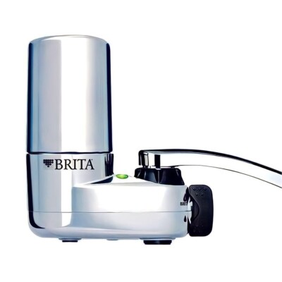 New Brita Basic Faucet Water Filter System, Chrome, 1  Assorted Colors , Styles