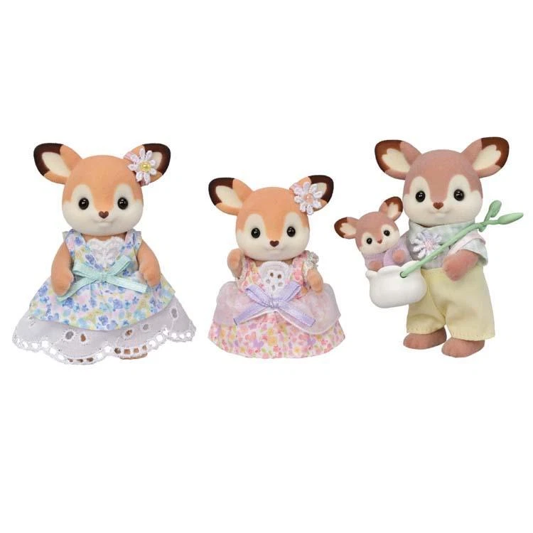 Sylvanian Families Deer Family Set Doll Calico Critters Epoch Japan 2024 FS-53 - Image 2 of 2