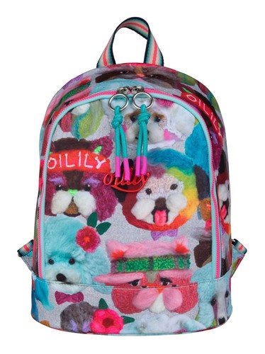 Sac à Dos Oilily Bobby – Sand Dollar, Fille, Polyester, Zip, Neuf Avec étiquettes