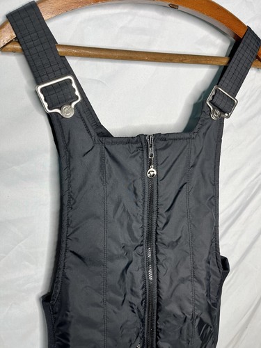 Obermeyer Ski Bibs Overalls Mens Size Small Black Style Randy Vintage - Picture 2 of 13